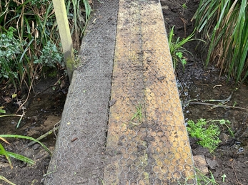 Bridge repairs after – Lewis Yates 