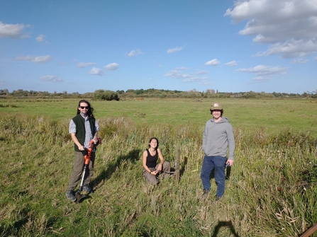 Students from the University of Suffolk visit Carlton Marshes 