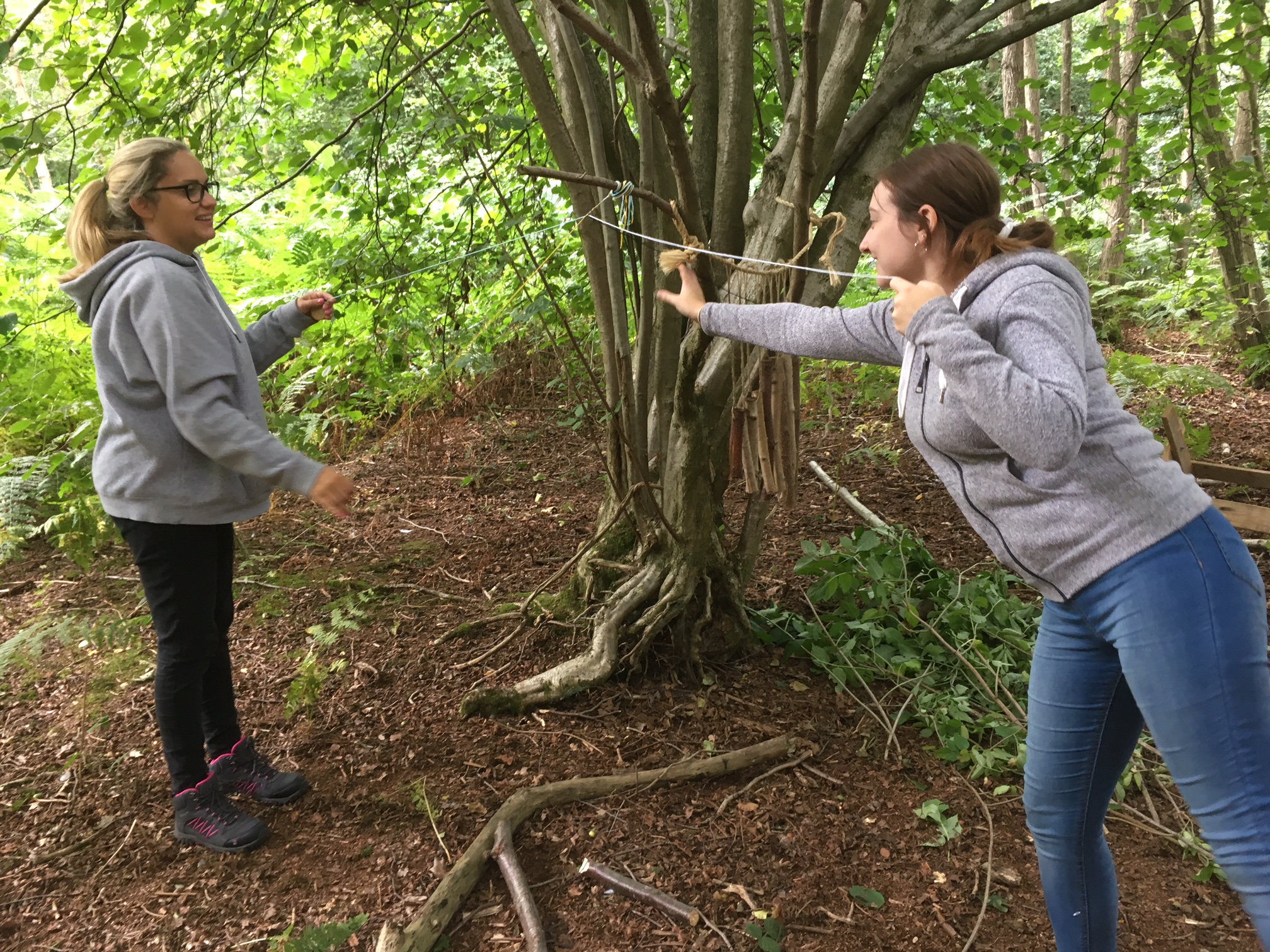 Games at forest school