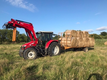 Last homemade bales removed from Oulton Marshes - Andrew Hickinbotham 