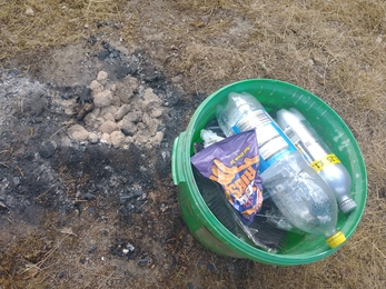 Fire and rubbish left at Church Farm – Jamie Smith 