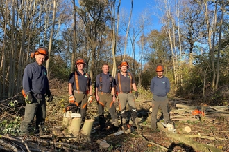 Our North and West Teams coppicing at Bradfield Woods - Matt Gooch