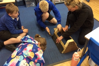 Hedgehog house building 