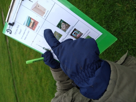 Children assessing their school grounds