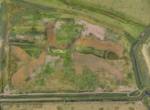 Aerial view of Marsh